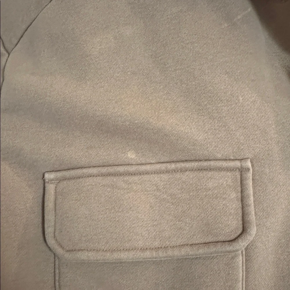 Vuori Restore Button Down Shirt Jacket Size Large Tan Light Brown - Picture 9 of 11